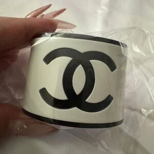 CHANEL Monochrome Logo Cuff
